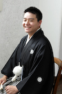 成人男子紋付